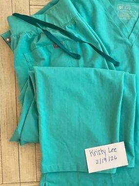 Figs Scrub PANTS Livingston TALL XL OASIS